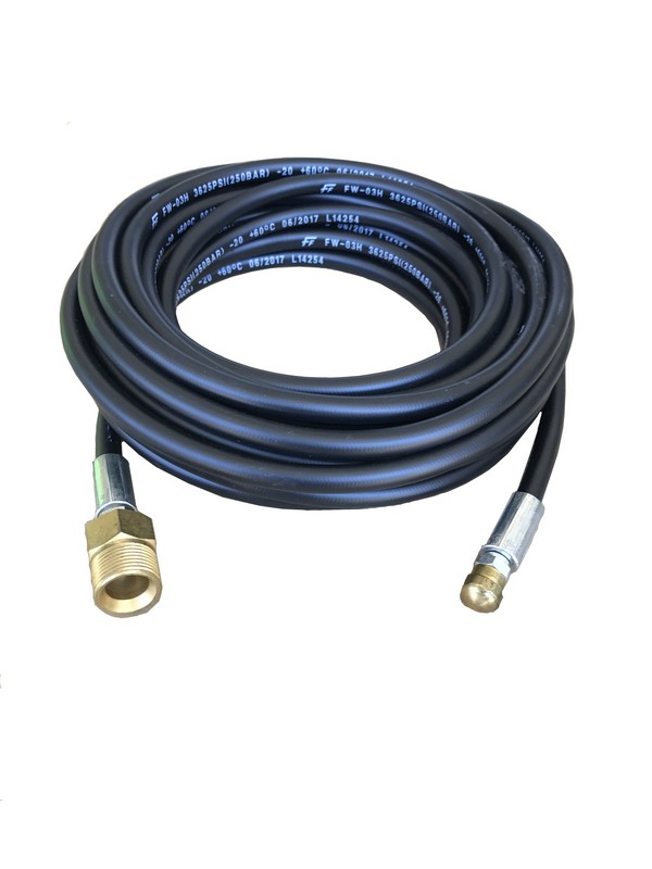 1/4" Thermoplastic Jetter Hose - Black - 3,275 PSI[125 85.225.238]