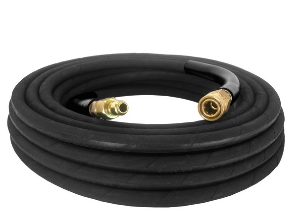 1/4" R1 1 Wire Hose - Black - 4,000 PSI - Lenflex[165 R1J200 MN QC]