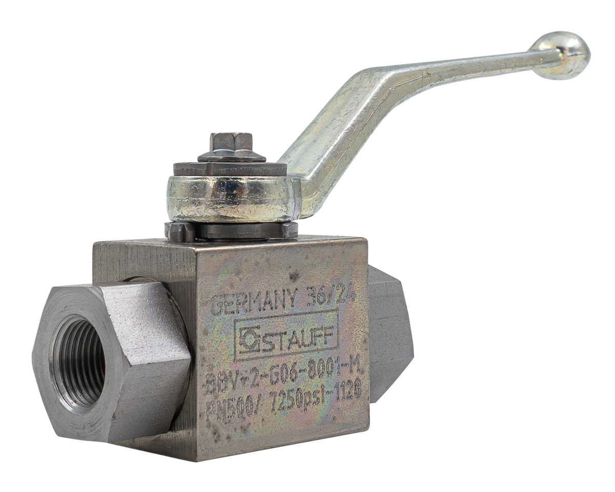 Ball valve 3/8 Zn/Ni plated [125 85.300.047]