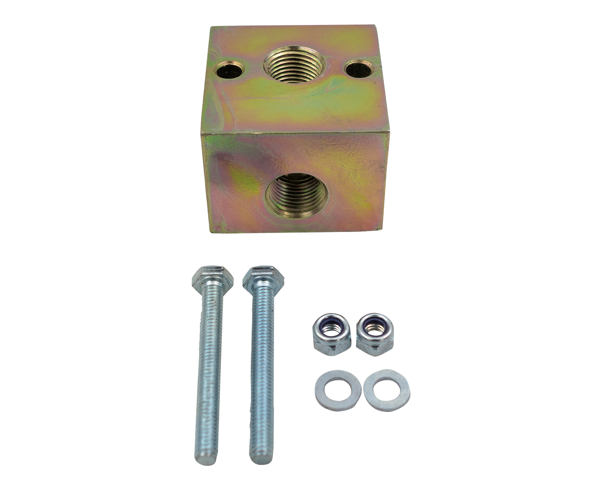 Valve Mounting Block Steel 3/8 [125 85.603.017]
