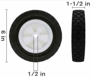 Wheel Plastic 6 inch [125 51.435.006]