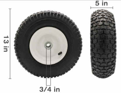 Pnuematic Wheel 13 inch [125 51.501.300]