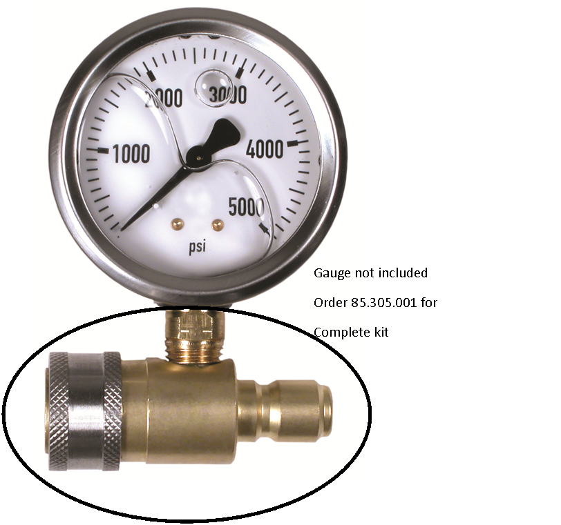 Pressure Gauge - Connector Kit Only - BAR[125 85.300.106]