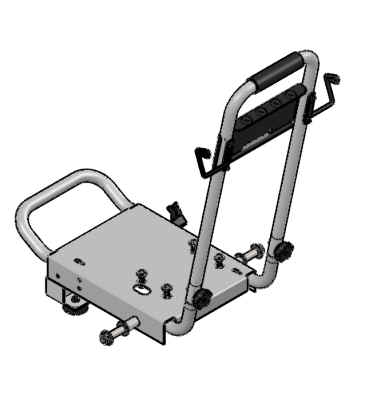 Trolley 2 Wheel SS Large (C) [125 85.600.125S]