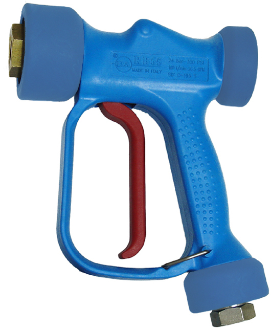 Low Pressure Wash Down Gun - High Flow RB65 + On/Off - Premium - PA