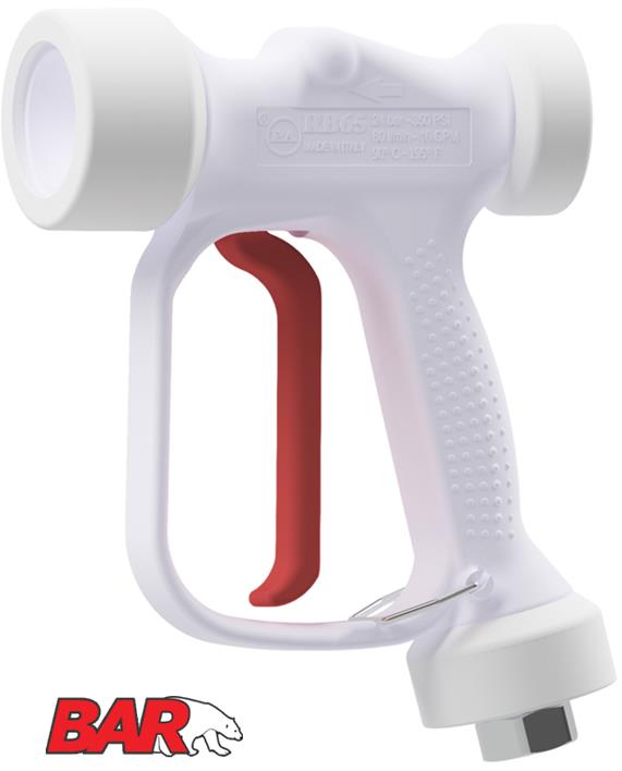 Low Pressure Wash Down Gun - RB65 White - Premium - PA