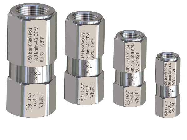 S/Steel Check Valve 1/2BSP FF [145 60.2070.00]