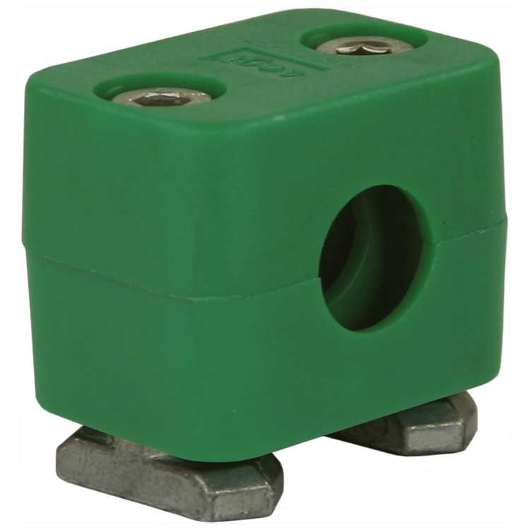 Pipe holder 12mm SS inc tracks [148 598 120 19]