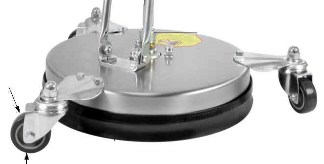 Caster Complete Component [148 710 101 375]