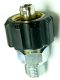 1/2" BSP Male Coupling - Standard - Mecline[155 0212000050] - 3/8" Bsp Male, Zinc Plated Brass