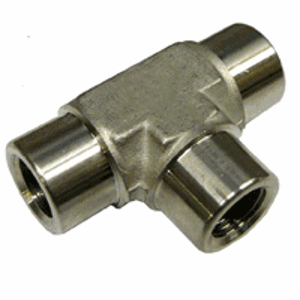 F Tee 3/8 Inch FFF SS 5000Psi [165 30-PFT-06R-SS]