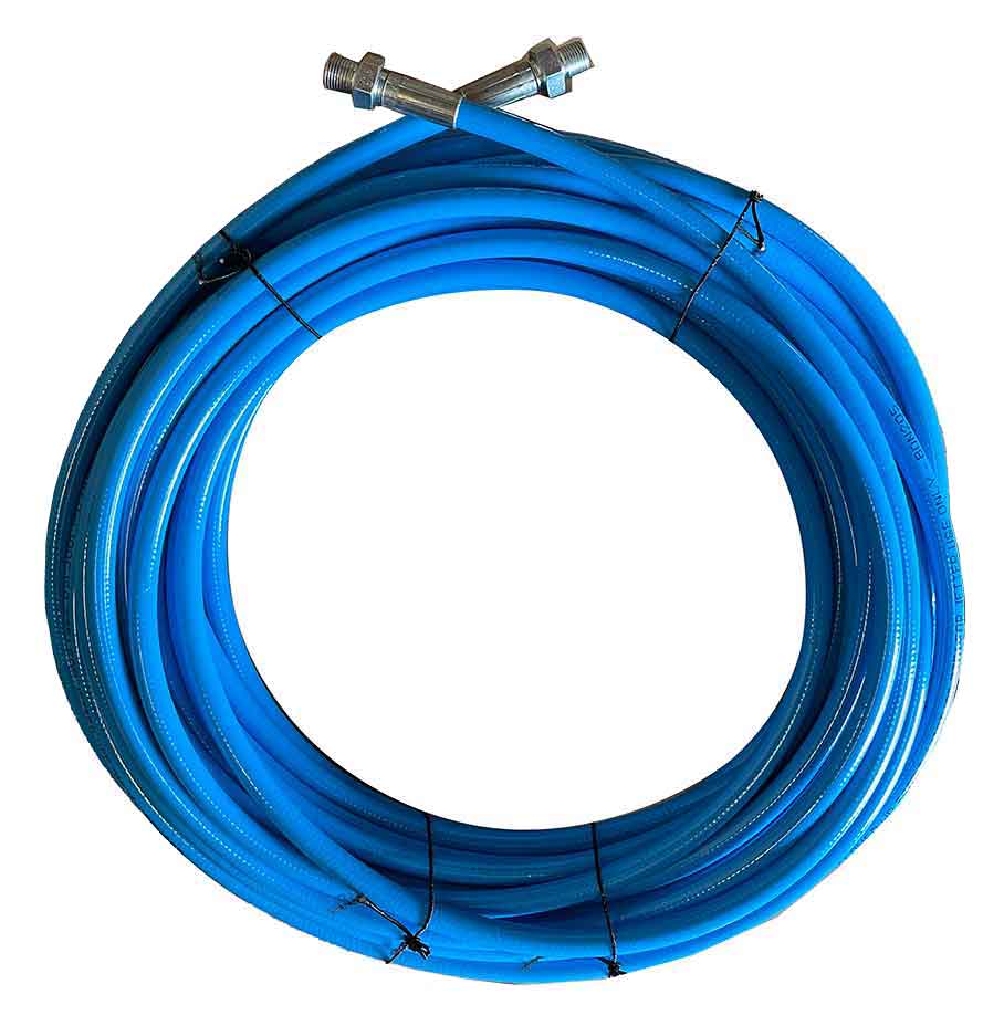 Drain Snake Whip Hose - Blue - 5,000 PSI