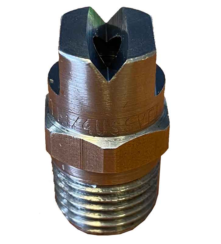 1/4″ NPT Screw On 0º Soaper Nozzle