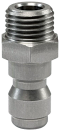 Quick Connect Plug - 1/4" BSP - Standard[165 HT8MSF] - 1/4" BSP Male, Short