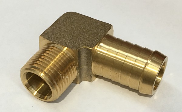 F Barb Elbow 1/2 BSP x 3/4 [165 P61208]