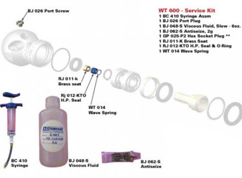 Warthog WT 3/8 Service Kit(B1) [165 Warthog WT600]