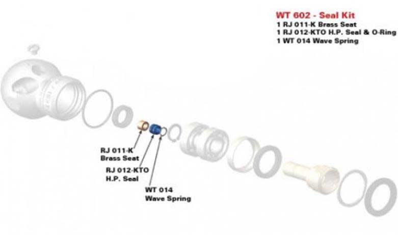 Warthog WT602 Seal Kit(B1) [165 Warthog WT602]