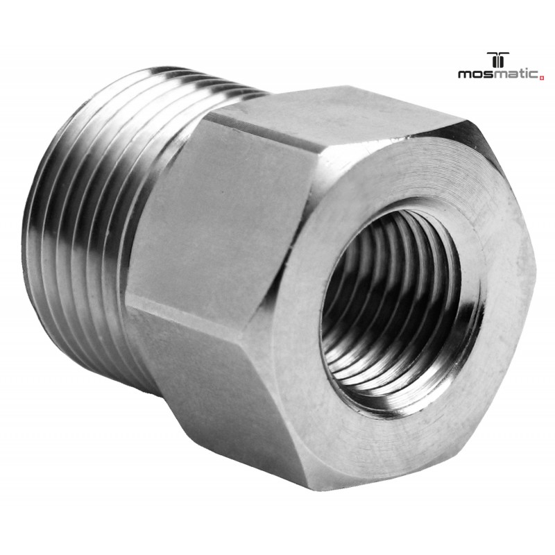 VER Fitting S/Steel 1/4M x3/8F [165 51.005]