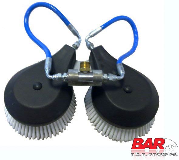 Double Rotating Brush Solar Panel Cleaner [165 HSRN]