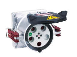 5 Round Pin 200A Socket Outlet 500V [165 M66SO4200]