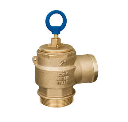 Safety Valve Brass 1 1/2 NPT [165 RIV251-1.5]
