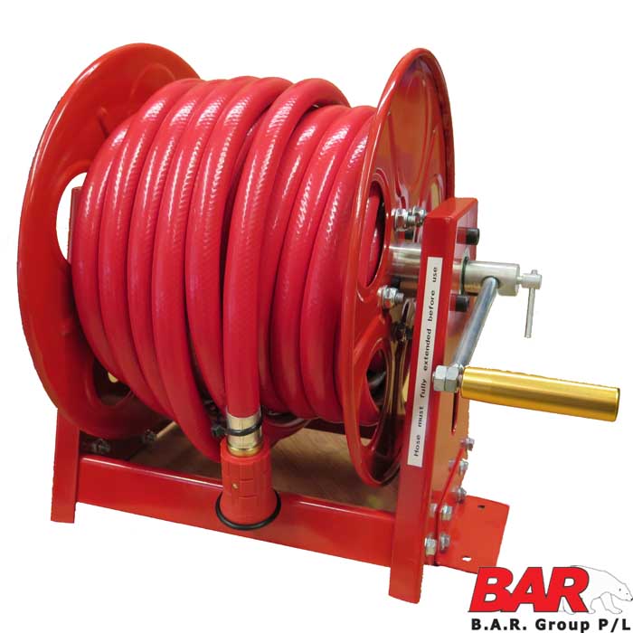 Fire Hose & Reel - Orange Hose [175 Fire Reel 30x25C]