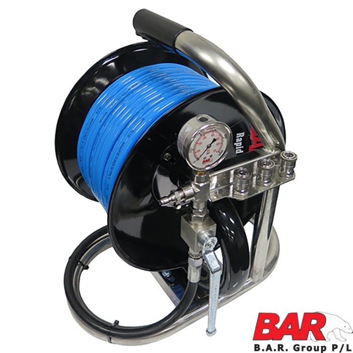 Mini Reel - with 60 m BARflex Jetter Hose - BAR