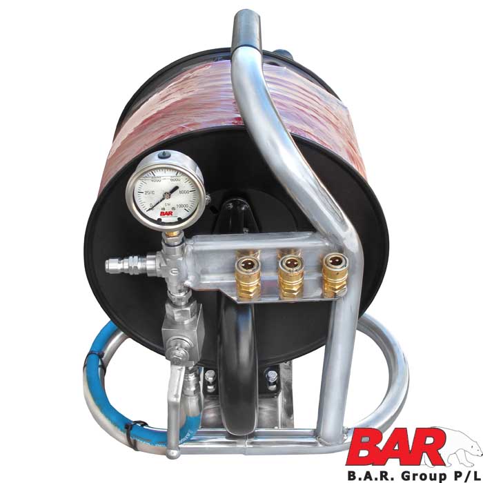 Maxi Reel c/w 120m Blk Hose [175 PW134-MRBM 120N4]