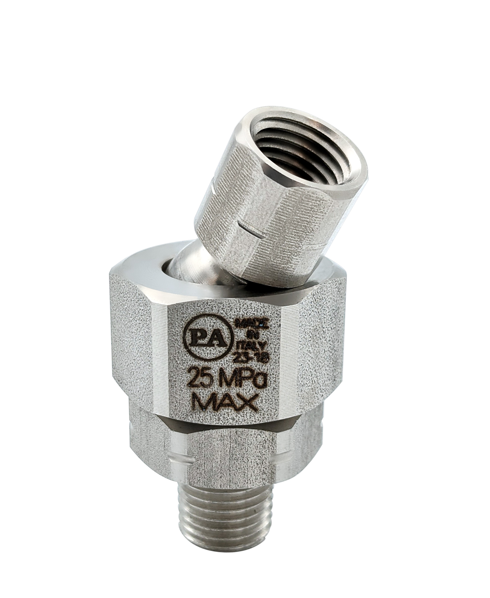Adjustable angle coupling 1/4"[145 26.1700.00]