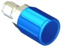 25mm Blue Foam Distributor, 1/2" FBSP Outlet
