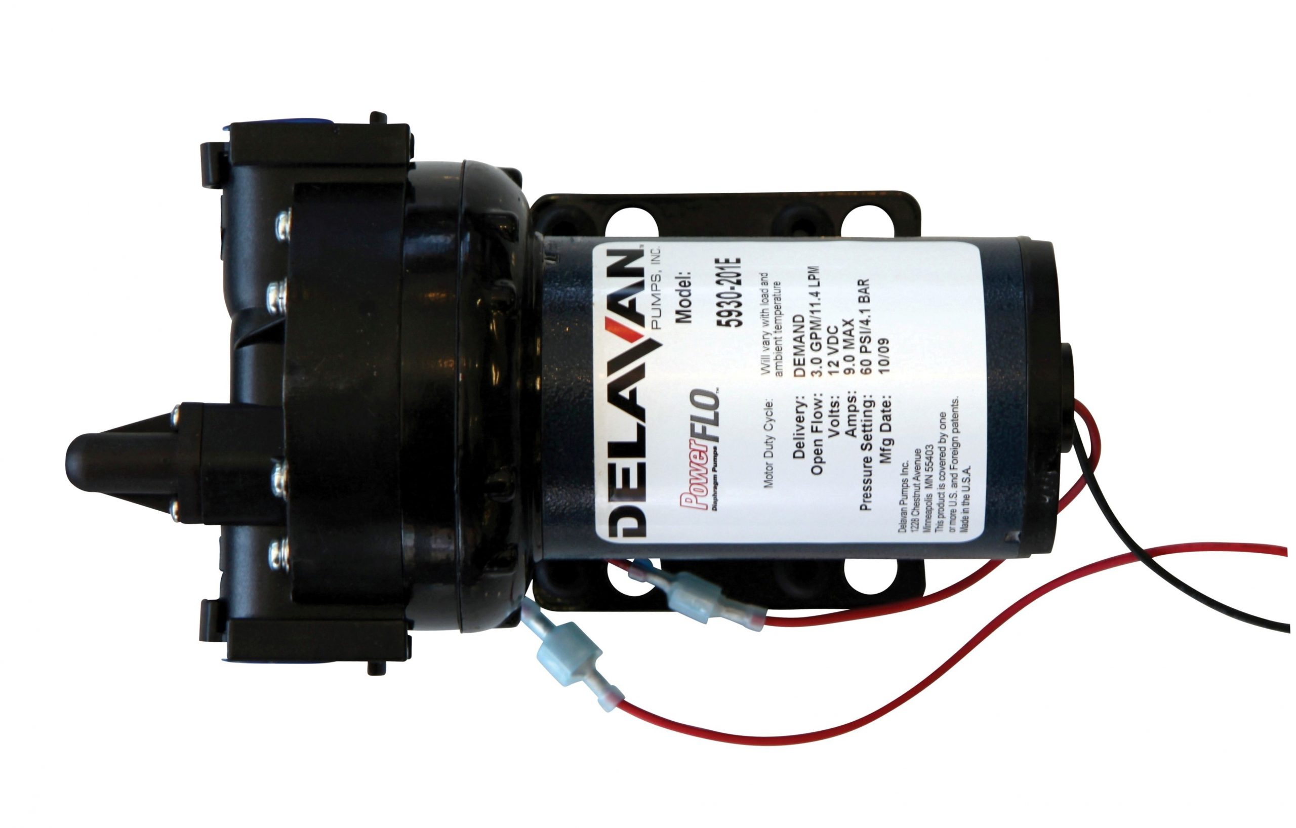 Delavan Diaphragm Pump - 12v [125 90.5930.201E]