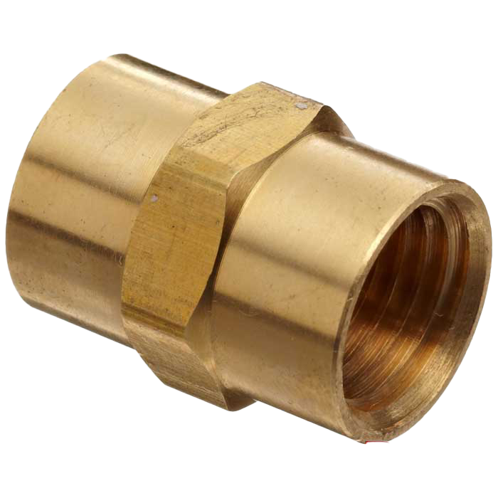 Air Socket - 1/4F Brass JI243 [COA 42.000.023]
