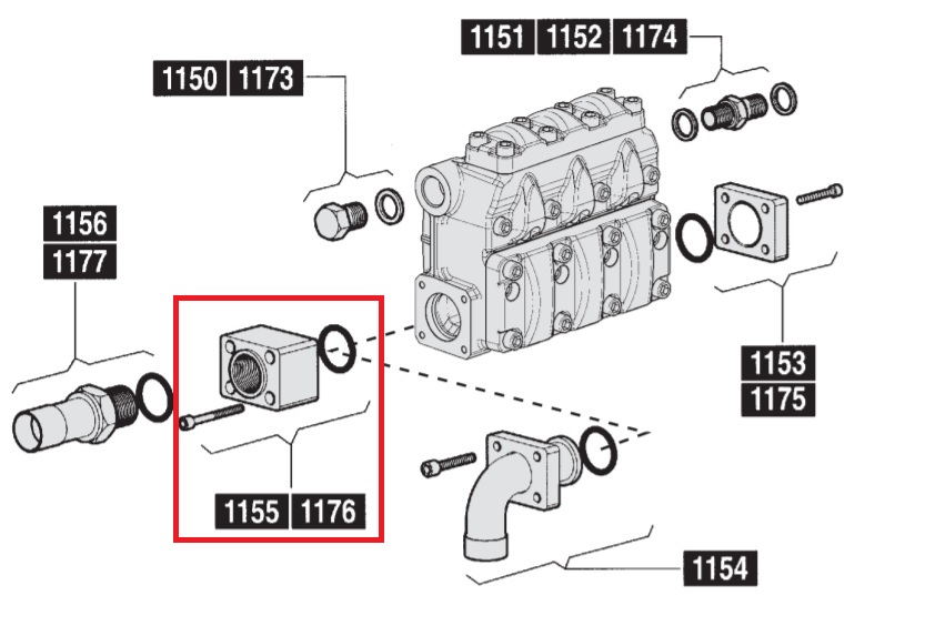 Pratissol MW inlet block 21/2 [222 KIT1155]