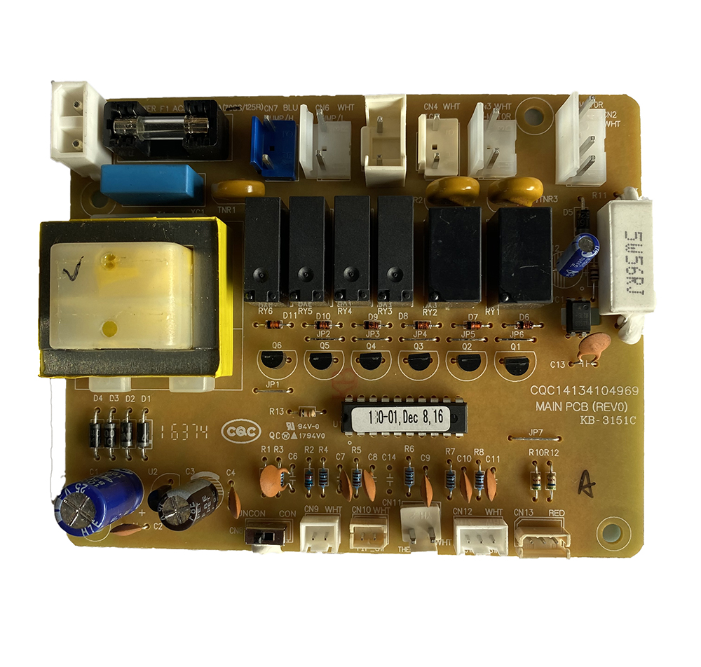 Main PCB W/Dip Switch HK125RW [PIS 72-025-0450]