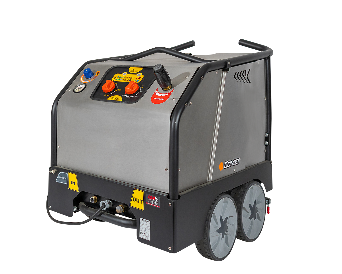Hot Electric Pressure Cleaner – Three Phase – KP Steel Extra - BAR[108 HOT10012KS]