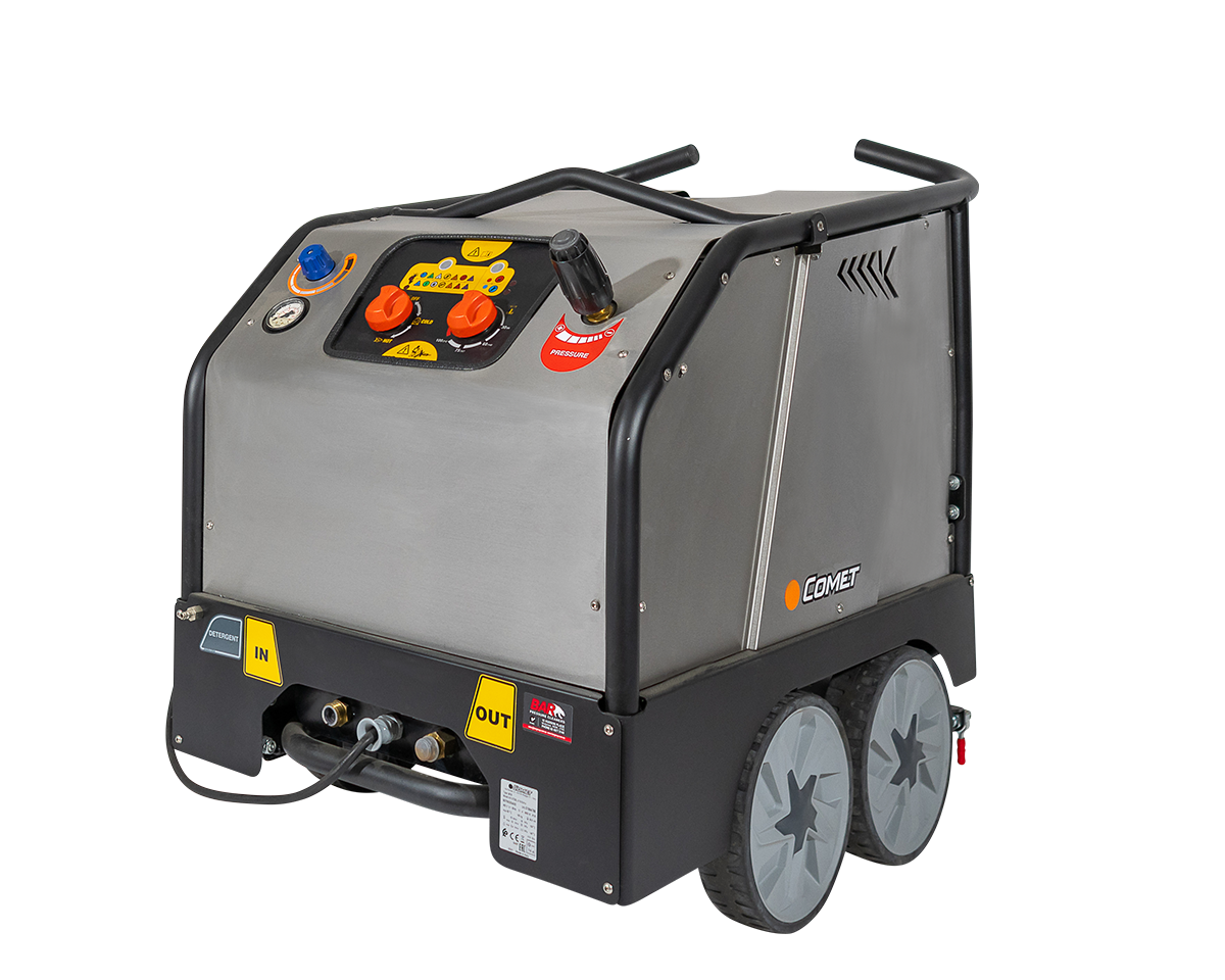 Hot Electric Pressure Cleaner – Three Phase – KP Steel Extra - BAR[108 HOT12011KS]
