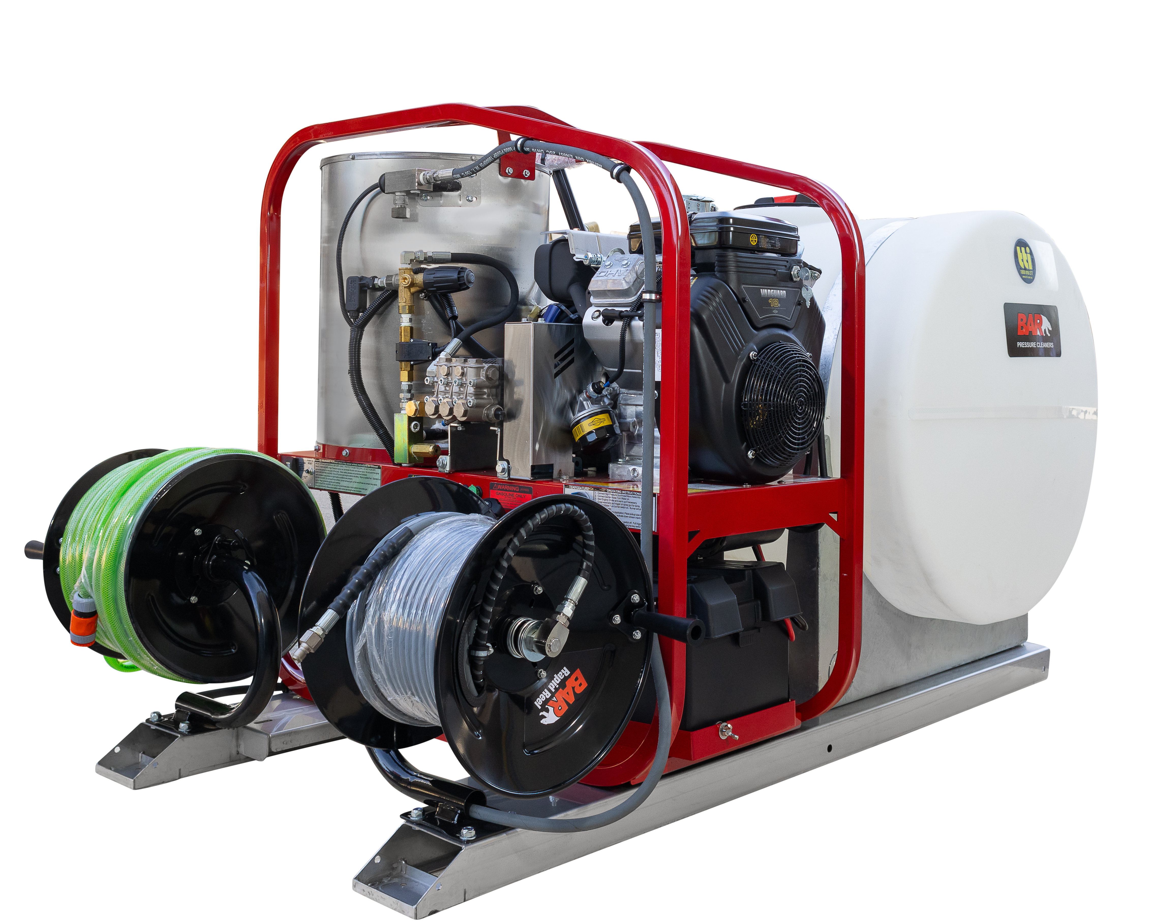 Hot Water Petrol Pressure Cleaner[122 HOT4018P-VE Skid]