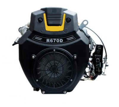 Powerease 24 hp 670CC Engine Q-Shaft [166 R670-EQ]