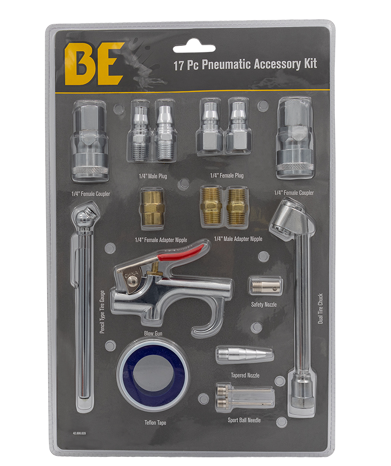 17pc Pneumatic Acsry Kit JK-06 [COA 42.000.020]