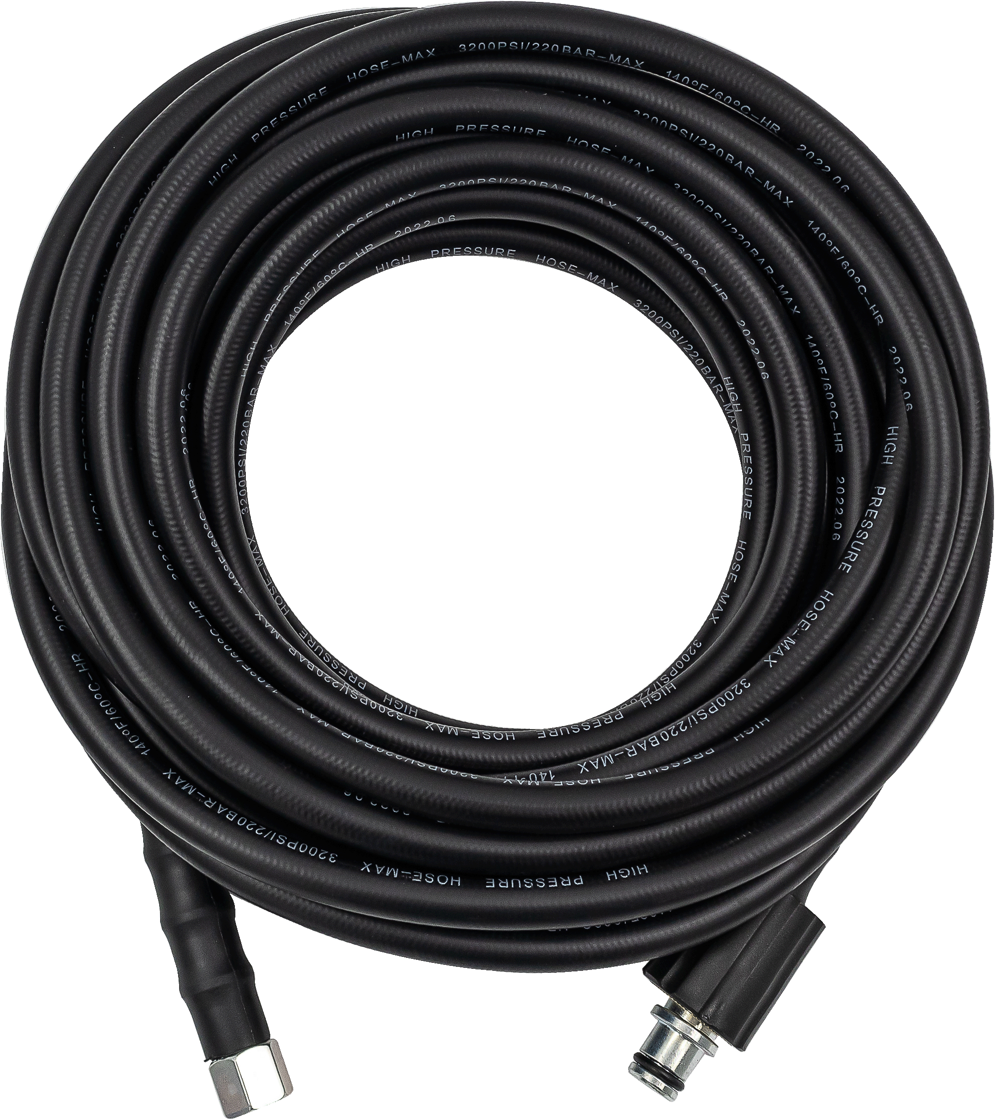 1/4" Thermoplastic Hose - Black - 3,270 PSI[125 85.225.250]