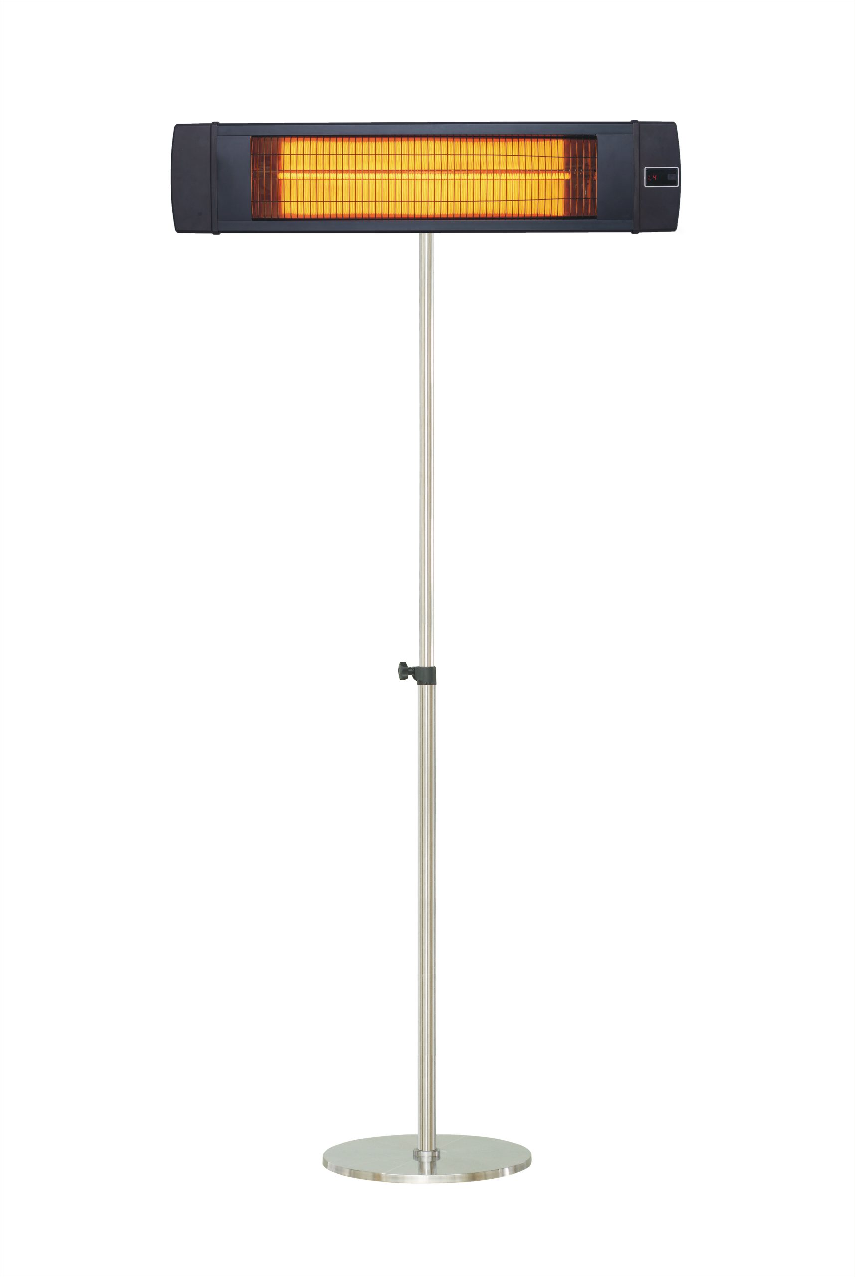 BE 2,000 W Carbon Radiant Wall Mount Heater with Stainless Steel Stand [PIN CWH20S]