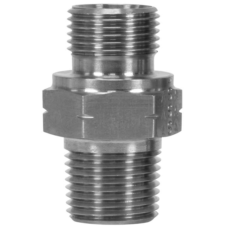 High Pressure BSP to NPT Double Nipple - Premium - Suttner[148 570 782]