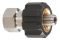 1/2" BSP Male Coupling - Standard - Mecline[155 0212000050] - 3/8" BSP Female, Stainless Steel