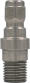 Quick Connect Plug - 1/4" BSP - Standard[165 HT8MSF] - 1/4" BSP Male, Stubbie
