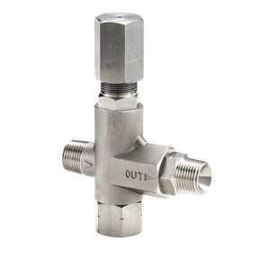 Stainless Steel Pressure Sensitive Regulating Unloader for CAT Pumps[225 7501]