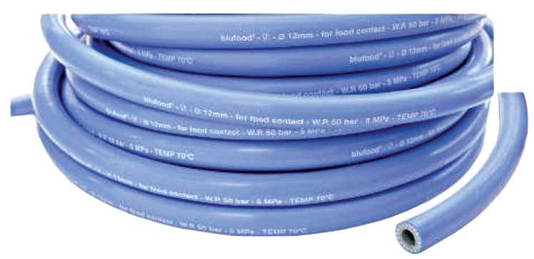 1/2" Food Hose - Blue - 725 PSI - BluFoam[148 303 70]