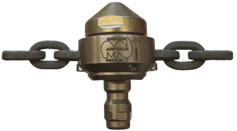 Mustang Descaling Nozzle - QC Ends [165 SFXC8-3]
