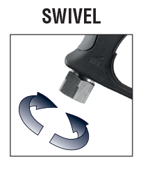 High Pressure Spray Gun - Stainless ML960 - Premium - Mecline - 3/8" BSP Female Swivel, 1/4" BSP Female