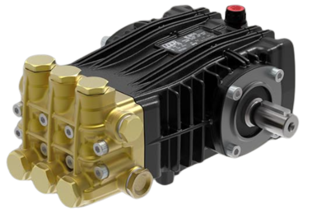 High Pressure Plunger Pump - BK Series - Male, 24 mm Shaft - Udor[216 BKC 13/30 S]