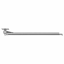 Straight Boom - 360° Ceiling Mount - DKP 1/2" - Mosmatic
